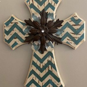 Rustic Farmhouse Cross Home Wall Decor